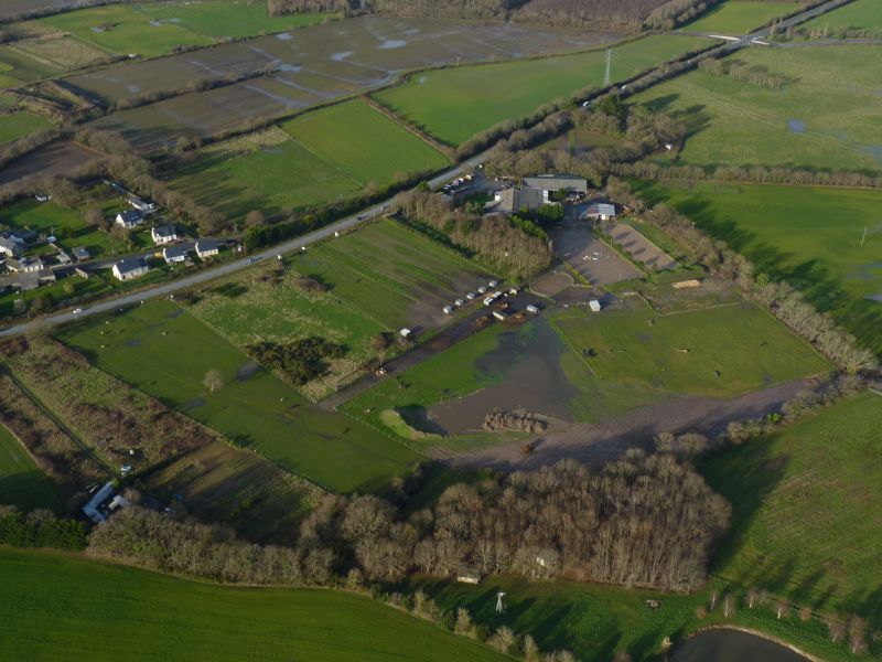 Centre équestre Les Ecuries de Kerdando à Guérande - Vue aérienne_2