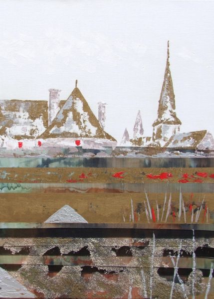 Guérande - Atelier De Kerhuel : Gwenrann Acrylique sur toile_1