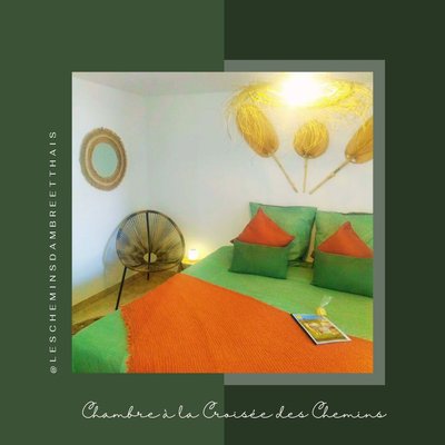 Chambre privative "A la croisée des Chemins" (lit king size)