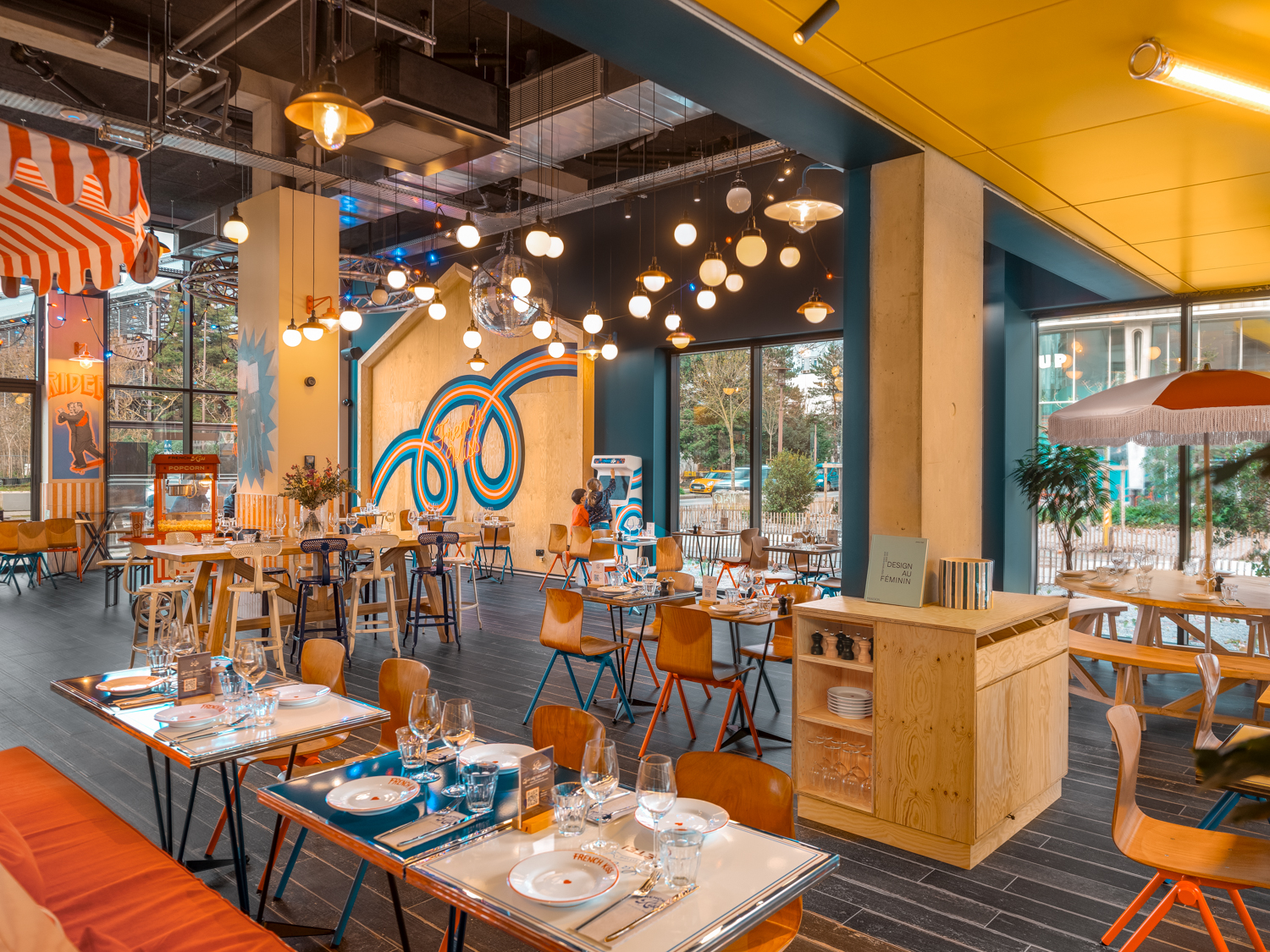 Salle de restaurant French Kiss Nantes